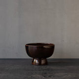 ●25-YM-90 Candy Glaze Large Pedestal Bowl