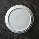 ●25-YM-27 White Porcelain Plate