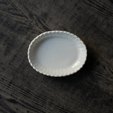 ●25-YM-36 White Porcelain Small Plate