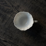 ●25-YM-46 White Porcelain Tea Cup S