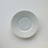 ●25-YM-28 White Porcelain Plate
