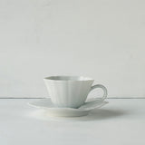 ●25-YM-46 White Porcelain Tea Cup S