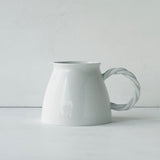 ●25-YM-50 White Porcelain Pitcher