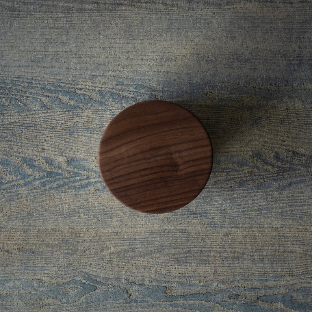 ●25-AF-60 蓋物(木製蓋)白