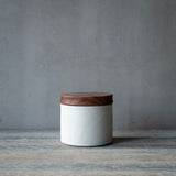 ●25-AF-60 蓋物(木製蓋)白