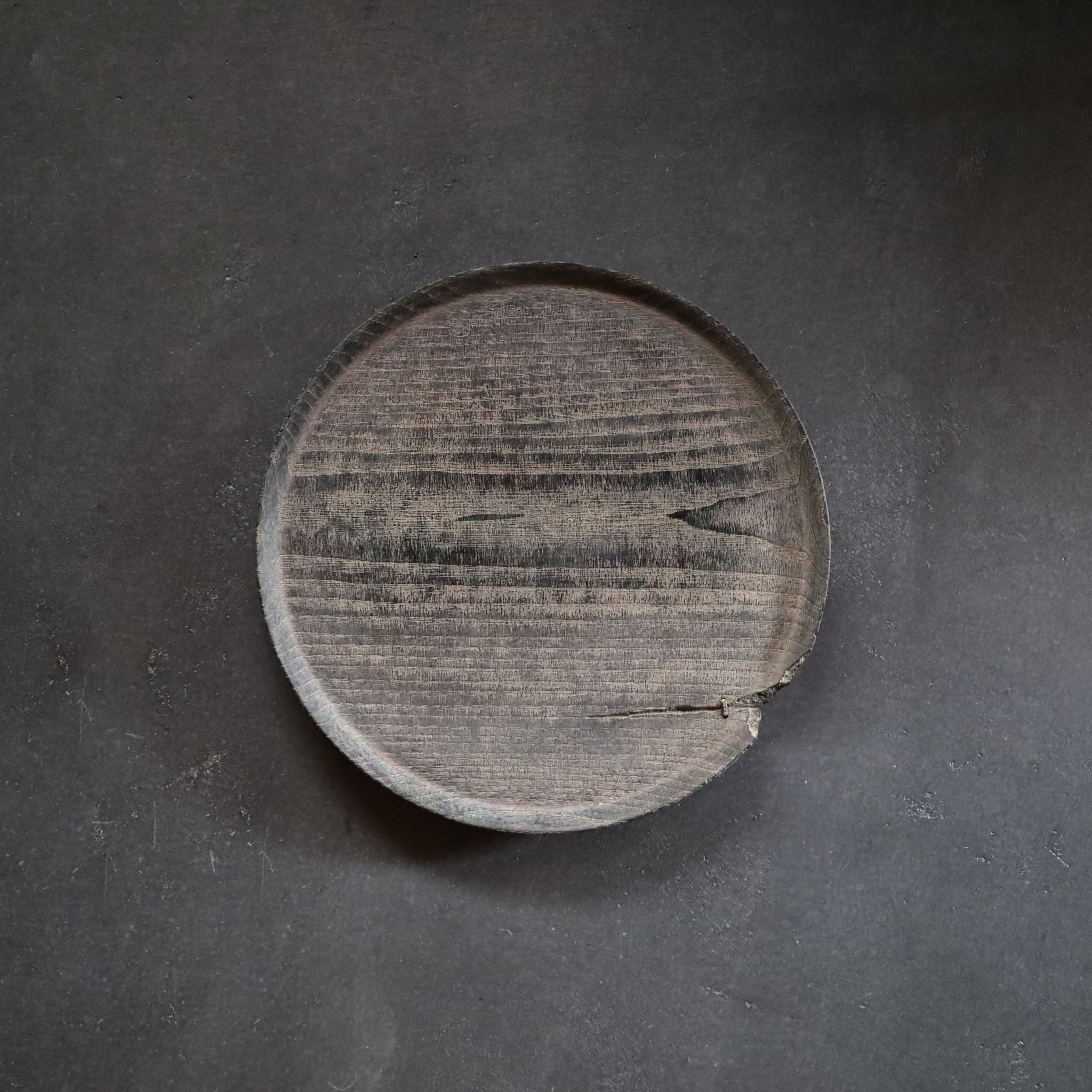 ●26-SD-12 FUYOU Round Tray 300 with Kasugai - Botanical Dye