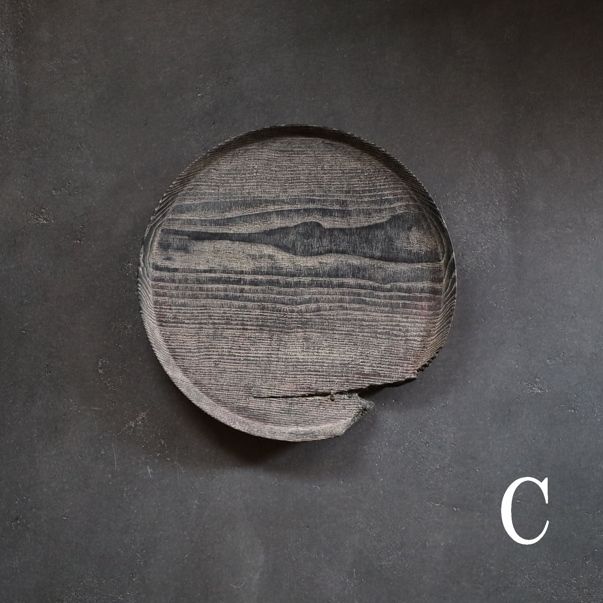 ●26-SD-12 FUYOU Round Tray 300 with Kasugai - Botanical Dye