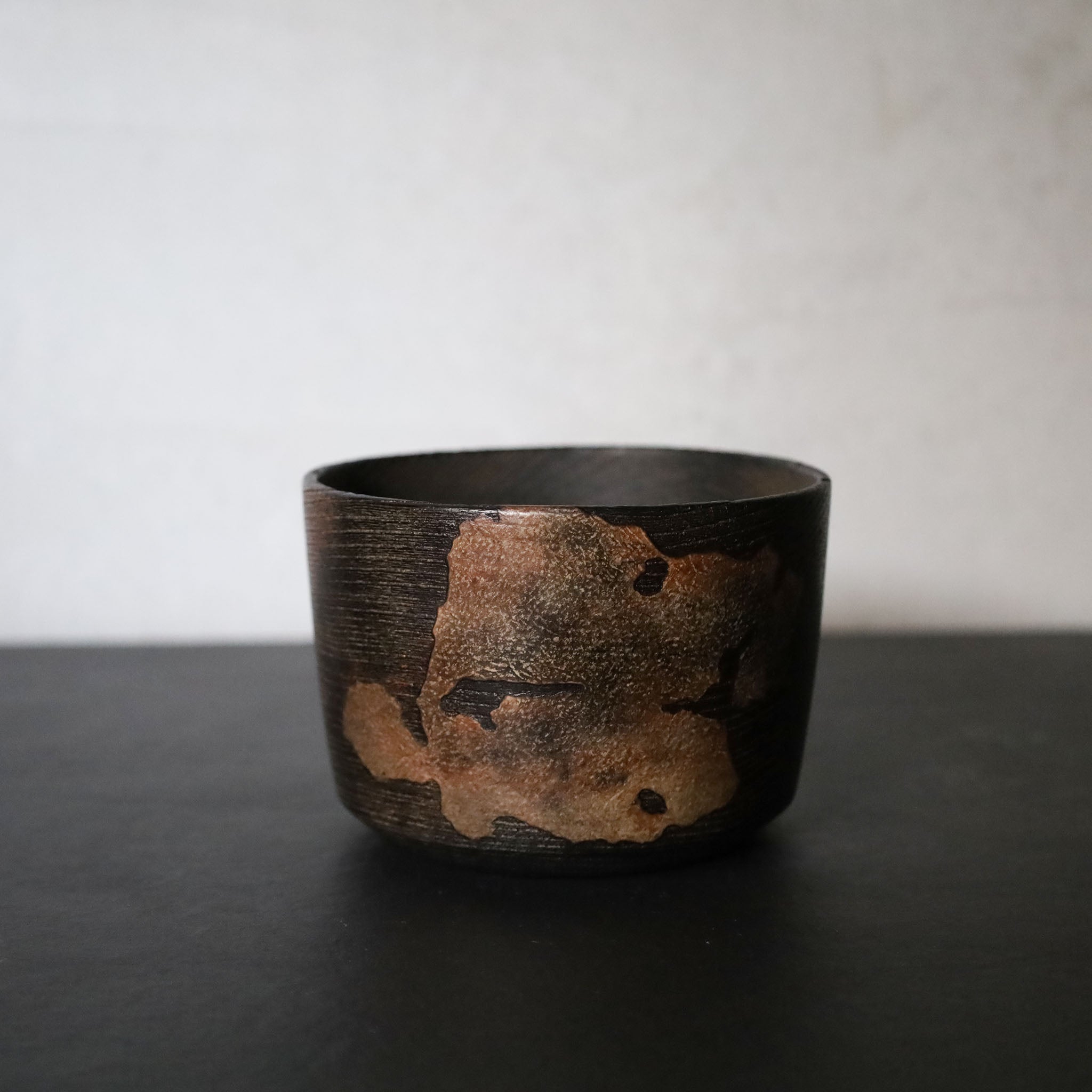 ●26-SD-5 GOKEZOKO Bowl - Botanical Dye / Washi Finish - C