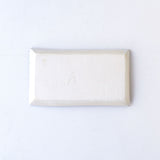 中里花子 長方皿 L ブルー皮鯨