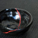 25-10S 寺田鉄平 瀬戸黒赭彩 ぐい呑