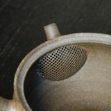 25-10S 陽景窯 焼〆南蛮藻掛 平袋 小 茶注