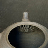 25-10S 陽景窯 焼〆南蛮藻掛ひだすき茶注(長丸) 桐箱付