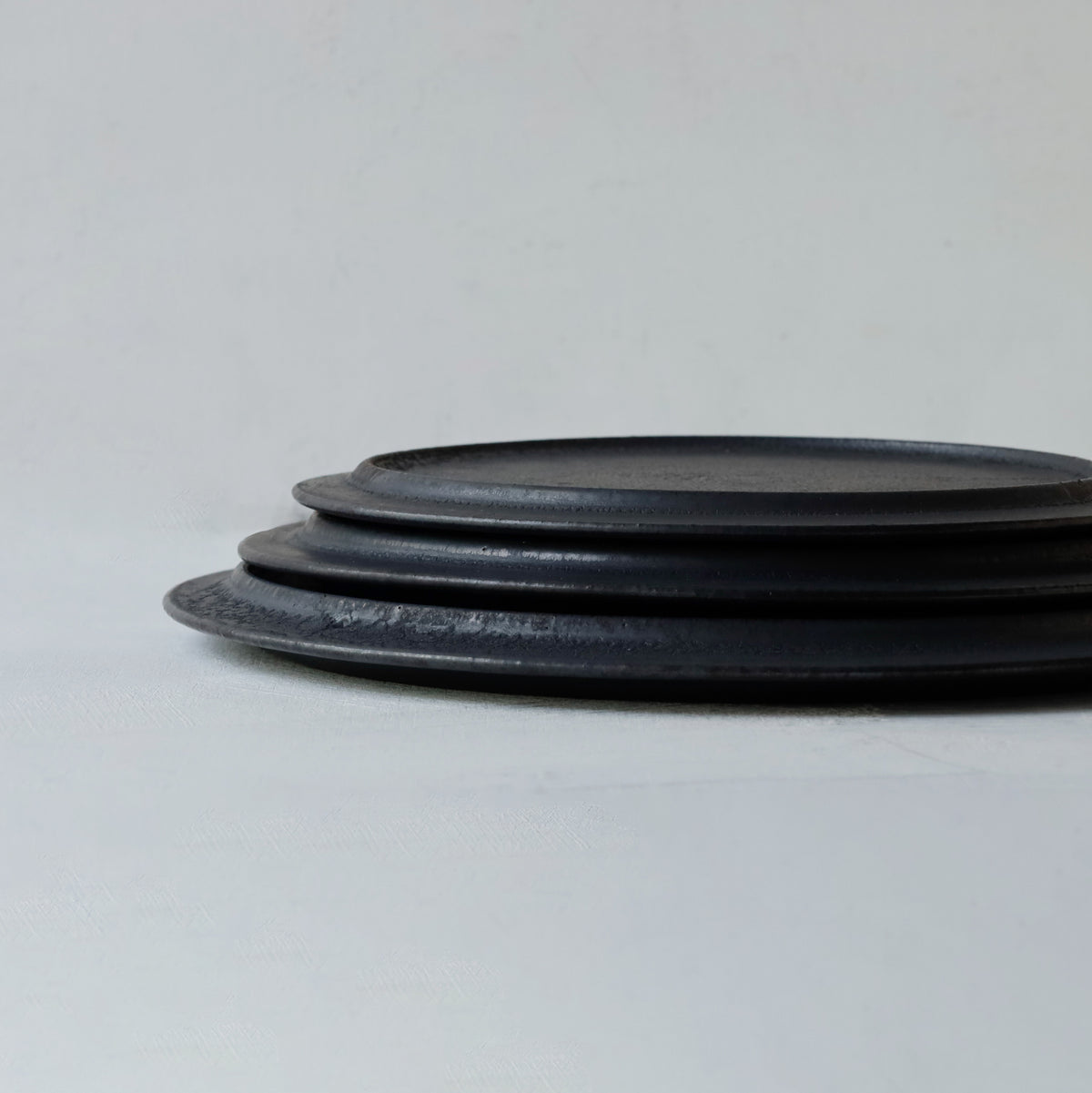 船串篤司 プレート 21cm 黒