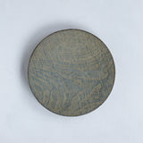 浮様 丸皿 240 鼠