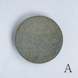 浮様 丸皿 240 鼠