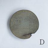 浮様 丸皿 240 鼠 鎹