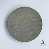 浮様 丸皿 280 鼠