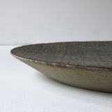 浮様 丸皿 280 鼠