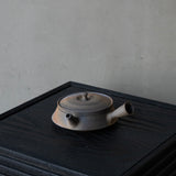 25-10S 陽景窯 窯変焼〆平算盤 珠型 茶注