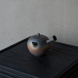 25-10S 陽景窯 窯変焼〆満月 中 茶注