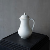 25-10S 境知子 白釉蓋付ピッチャー