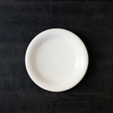 25-10S やまほん陶房 白釉 17cm皿