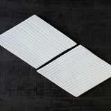 25-10S 村上雄一 青練り込み 菱形フラットプレート