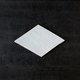 25-10S 村上雄一 青練り込み 菱形フラットプレート