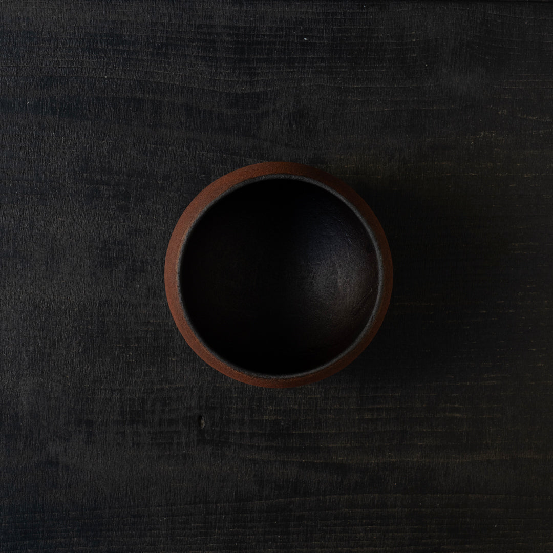 25-10S 藤本健 錆漆 椀 赤