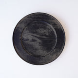 浮様リム皿 280 黒