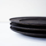 浮様リム皿 280 黒