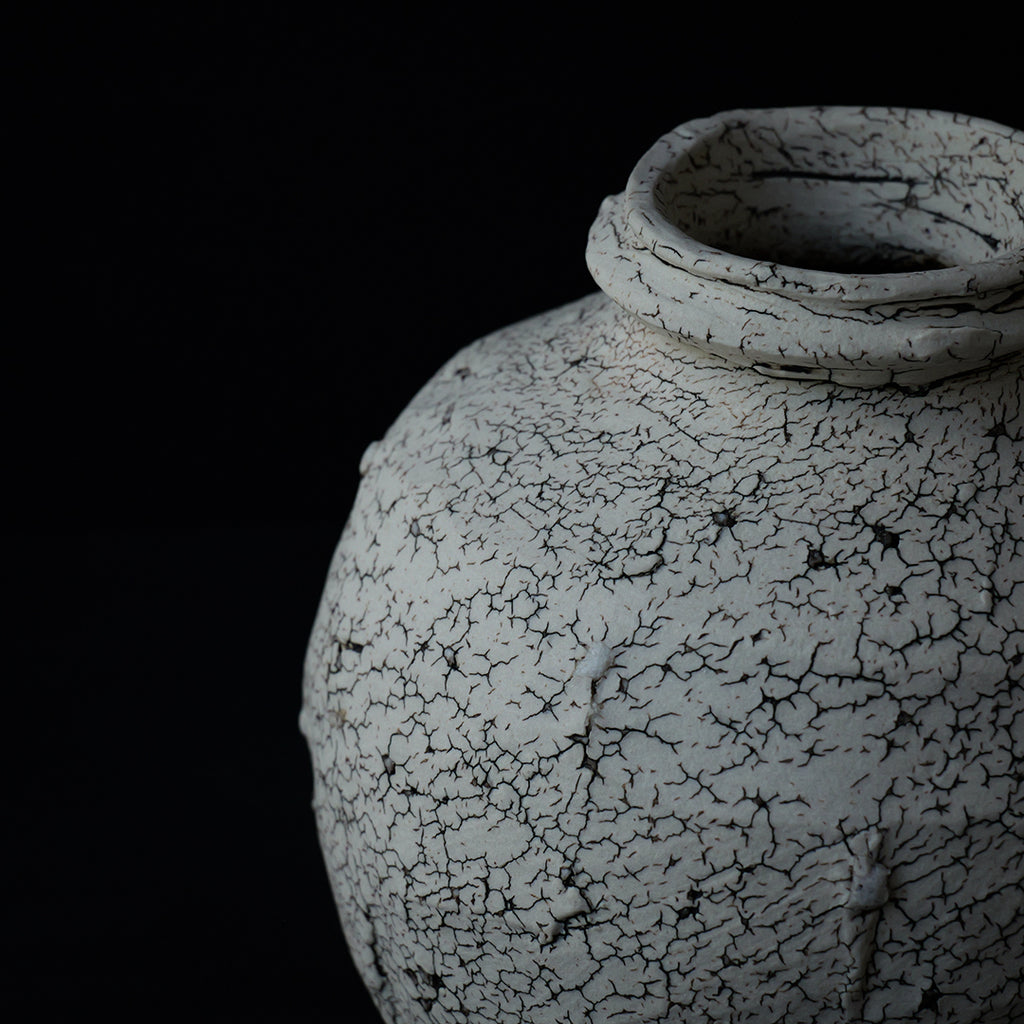 中根楽 罅 花器25-a – 雨晴/AMAHARE