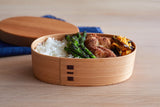 ◆Ryobian - Oval "Magewappa" Lunch Box (Medium, Gift Wrap)
