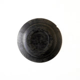 浮様 リム皿 240 黒 鎹