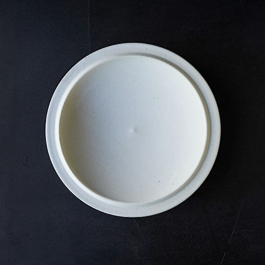 Atsushi Funakushi Round Plate White