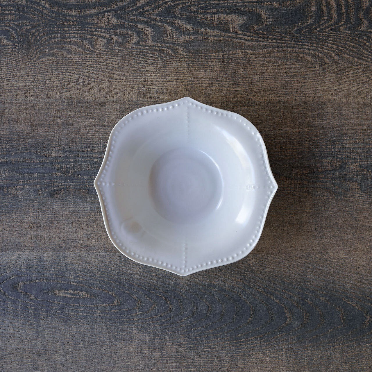 ●22-TS13 白釉 ドット BOWL