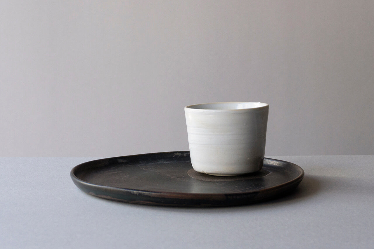 Yukiko Kiln Tea Set - White Porcelain Cup