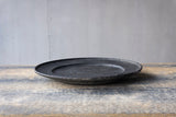 浮様リム皿 240 黒 A