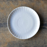 Yuichi Murakami - White Porcelain Tea Cup Saucer "Rinka"