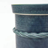 Canister with Lid Large "Kosui" (Lake Blue)