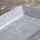 宮城陶器 長方皿 黒釉