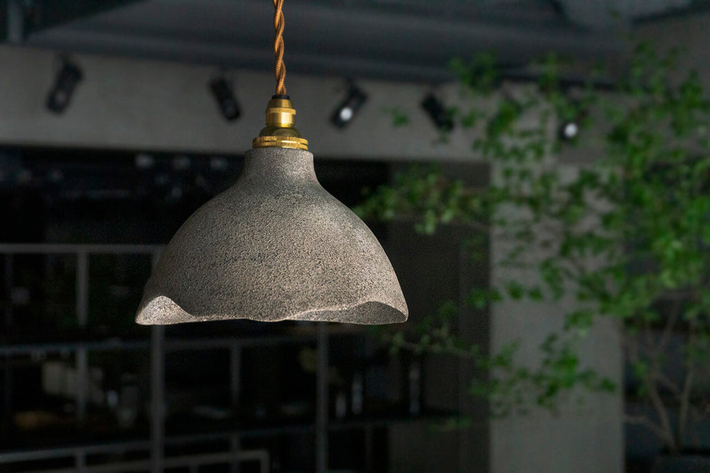 25-KF⑦ ランプシェード 錆漆 – 雨晴/AMAHARE