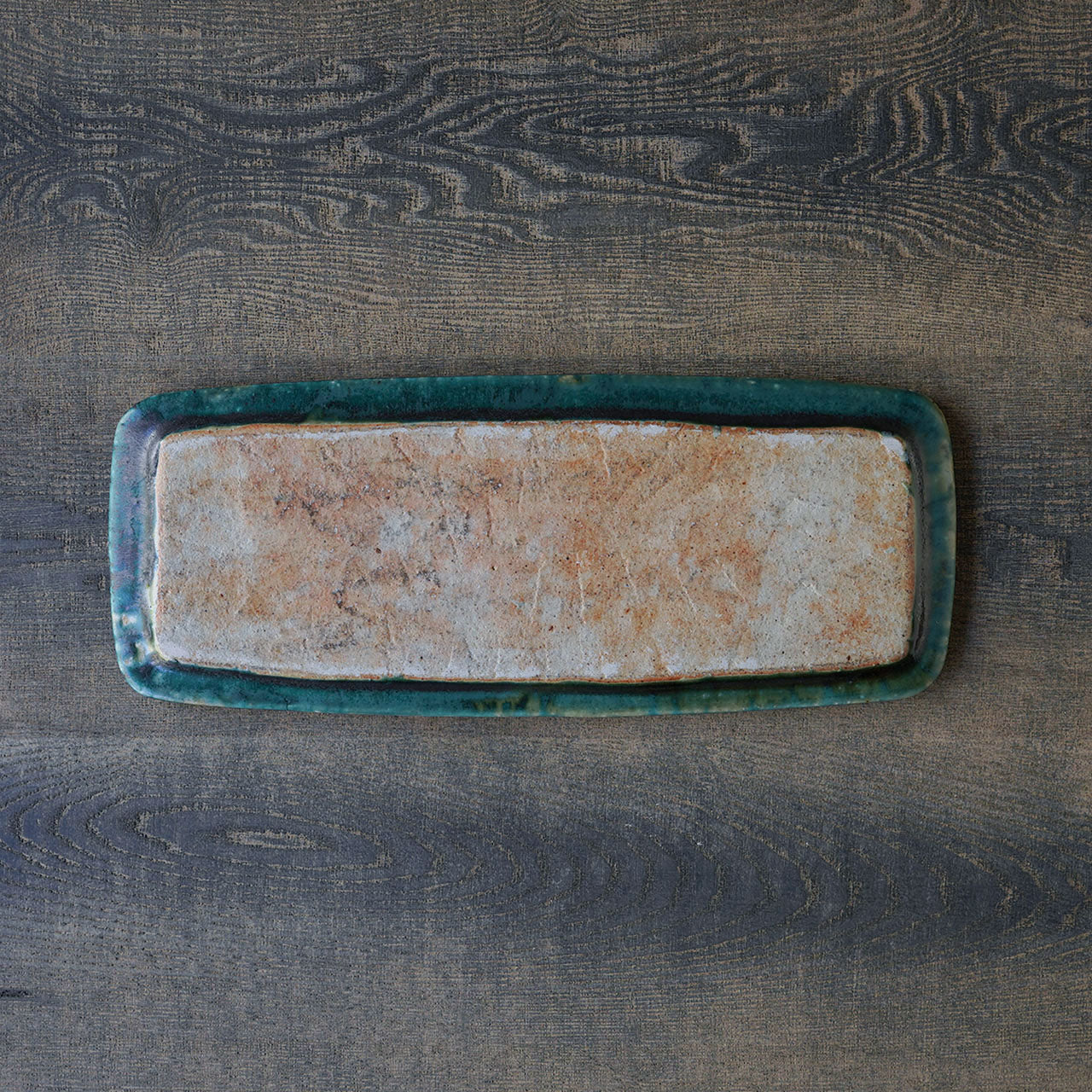●22-MS19 Rectangle Rim Plate Oribe Type