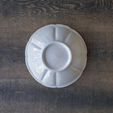 ●22-TS31 White Foliate Bowl