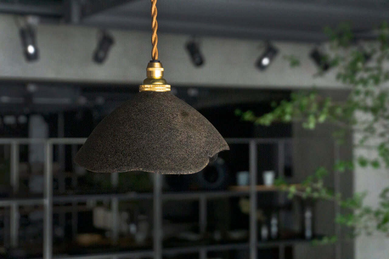 25-KF⑨ Lamp Shade Sabi-Urushi