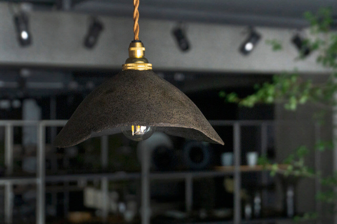 25-KF⑨ Lamp Shade Sabi-Urushi
