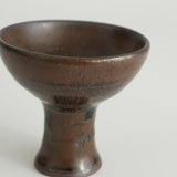 窯変黒唐津高杯 B