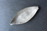 Yuko Ikeda Canoe-shaped Plate with Overglazed Silver (Large) B