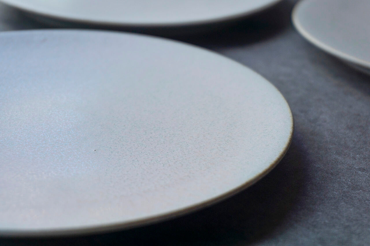 安藤由香 7寸皿 フラットリム なし BG