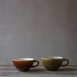 ●22-TS40 あめ釉 スープカップ A